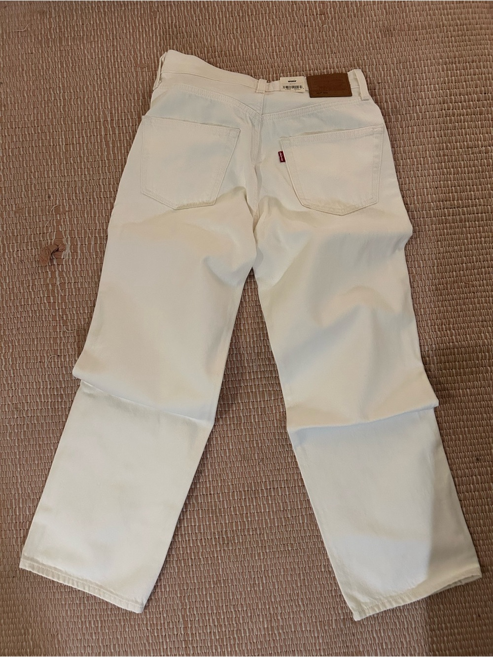 Levi's 501 90’s Ankle White Straight Jeans